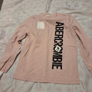 Abercrombie Kids Pink Long Sleeve Polo